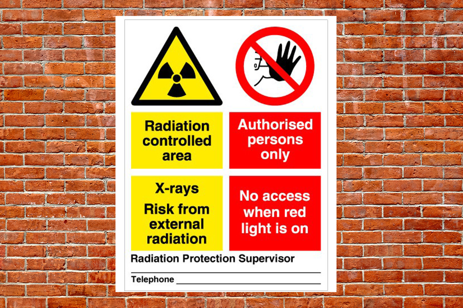 Radiation-Controlled-Area-Sinage Radiation-Controlled-Area-Sinage